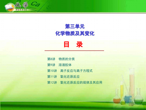 化学物质及其变化1 人教课标版精选教学PPT课件