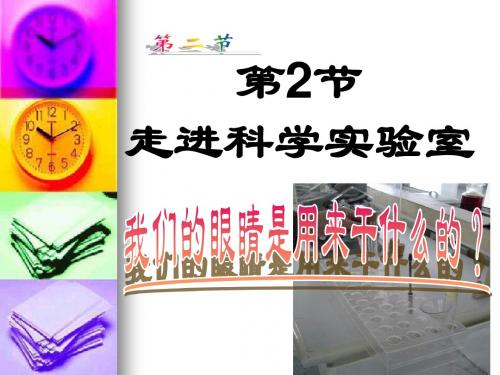 浙教版七年级科学上册课件1.2 走进科学实验室 (共24张PPT)