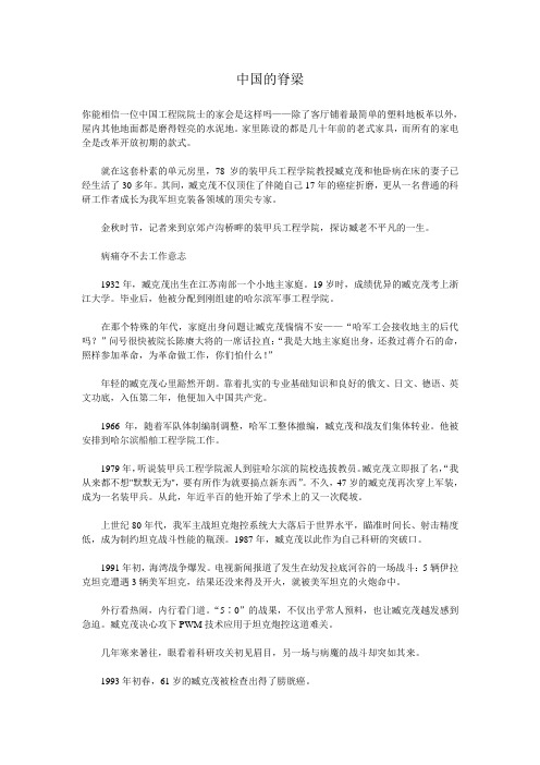 中国的脊梁-人的精神
