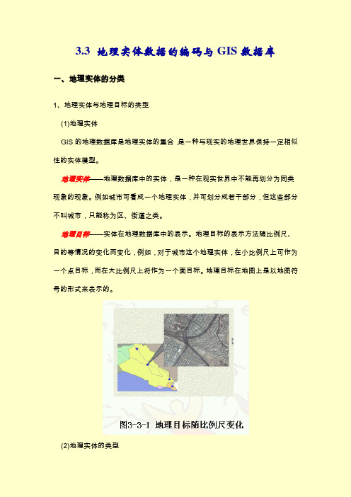 地理实体的分类