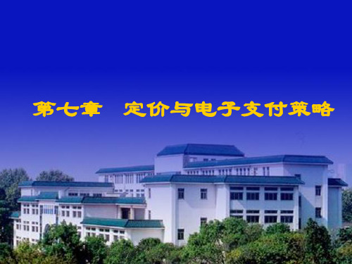 第七章定价与电子支付策略,非常详细,一学就会.pptx
