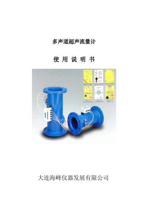 多声道超声流量计使用说明书