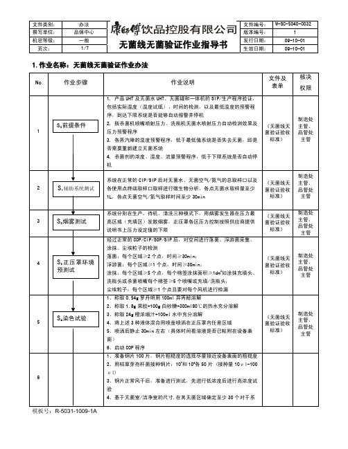 无菌验证