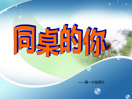 同桌的你PPT课件