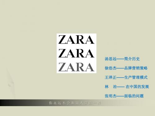 zara 案例