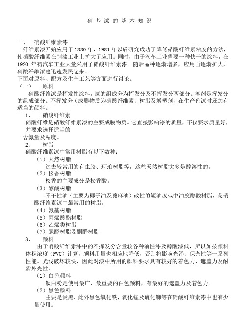 硝酸纤维素漆