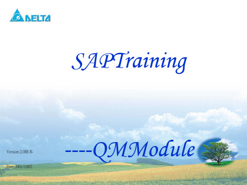 SAP Training基本培训