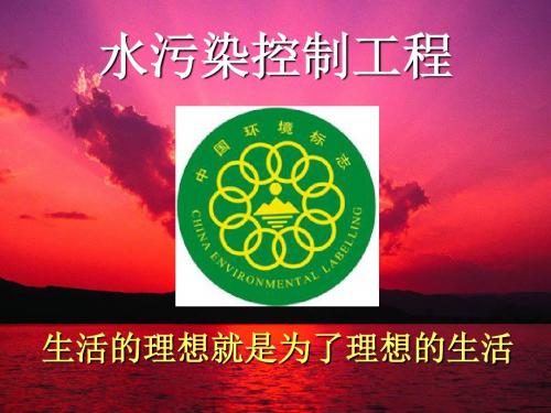 第09章 污水水质和污水出路