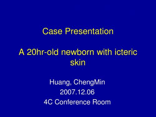 Case Presentation