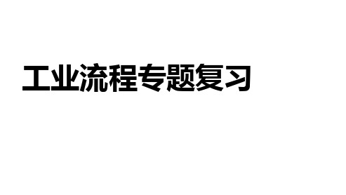 中考工艺流程 专题 复习课件(共36张PPT)