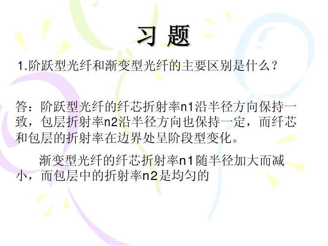 光纤通信技术第版课后答案孙学康张金菊人民邮电出版社