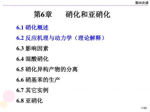 第6章 硝化和亚硝化2