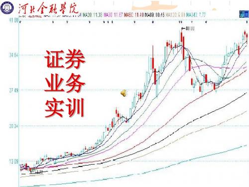 证券业务实训课件
