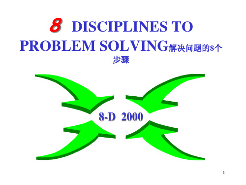 8-DisciplinesofProblemSolving解决问题的8个步骤