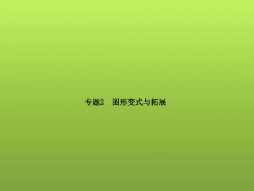 河北省2018年中考数学复习专题2图形变式与拓展课件