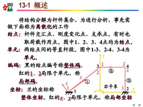 第十三章 矩阵位移法