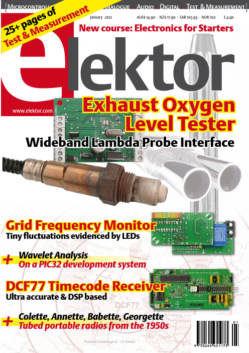 [电工和电子杂志.2012年.全集].Elektor_Electronics_2012-01