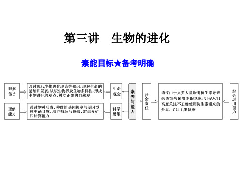 高中生物必修2(生物的进化)