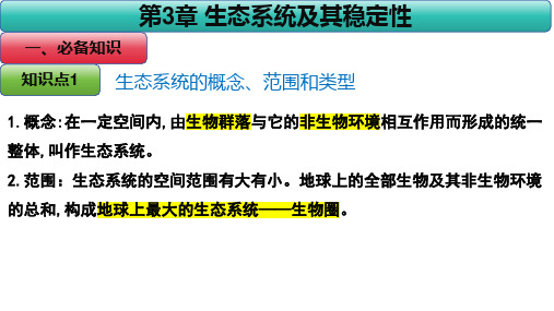 高二年级高中生物选择性必修二第三章第一节生态系统的结构