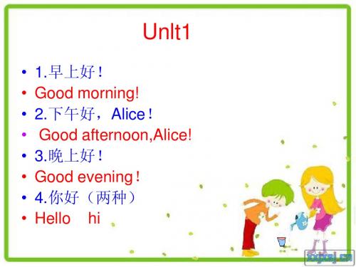 英语重点句子