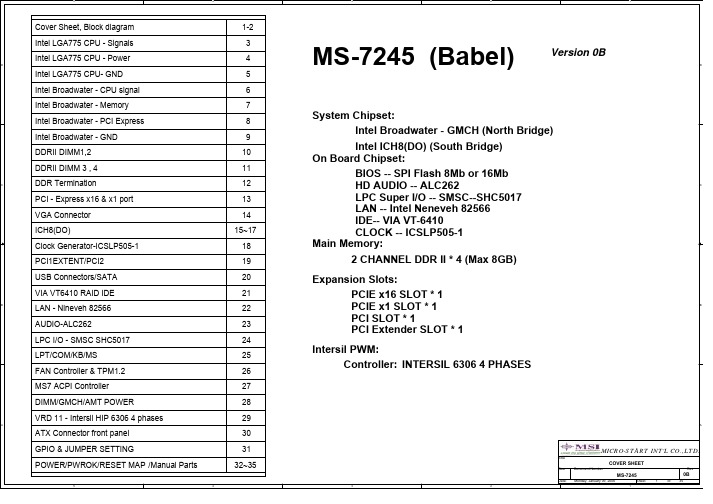 微星主板电路MS-7245-950105-0B