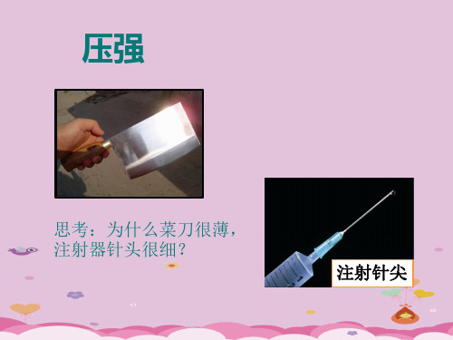 沪教物理九年级上册第6章 6.2 压强优质课件