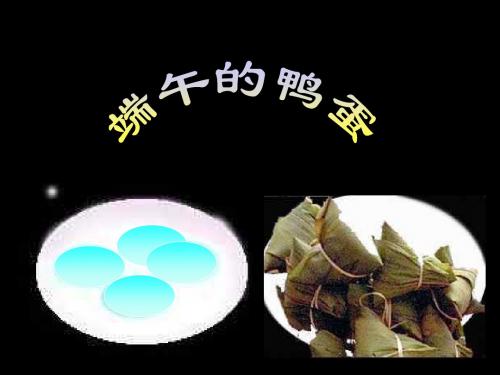 《端午的鸭蛋》ppt05(新编2019教材)