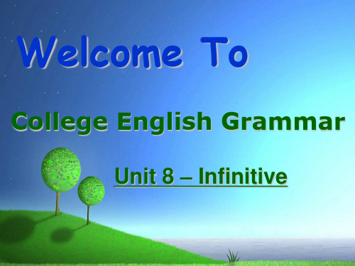 Grammar08_Infinitive
