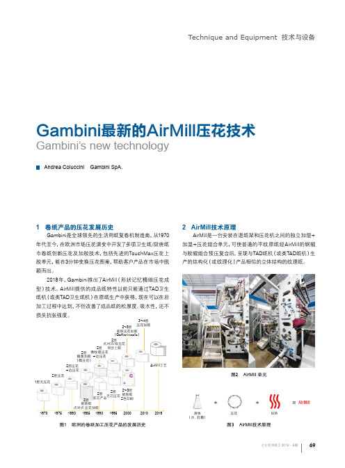 Gambini最新的AirMill压花技术