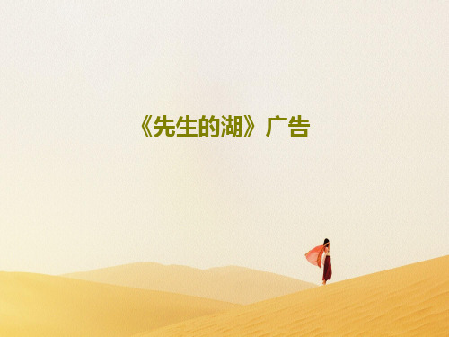 《先生的湖》广告PPT文档86页