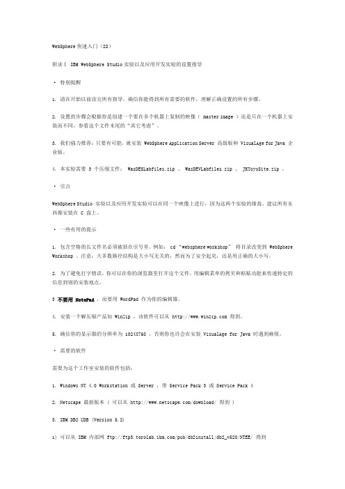 WebSphere快速入门28