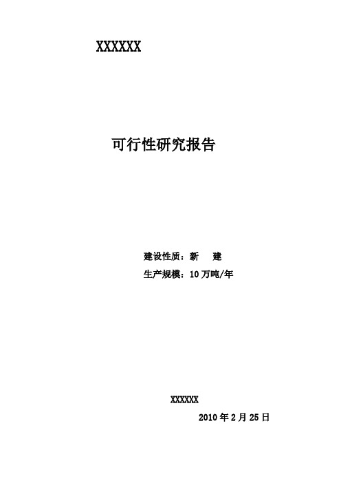煤泥烘干厂可行性研究报告.doc