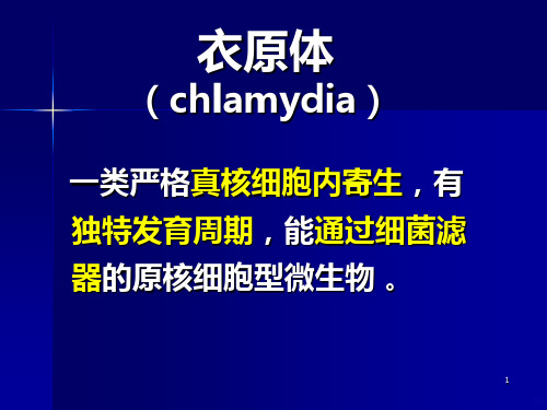 衣原体药学本PPT课件