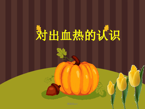 出血热PPT课件
