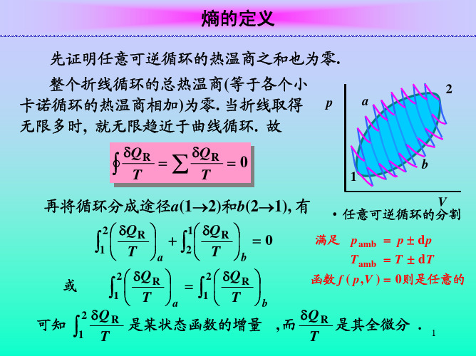 熵的定义