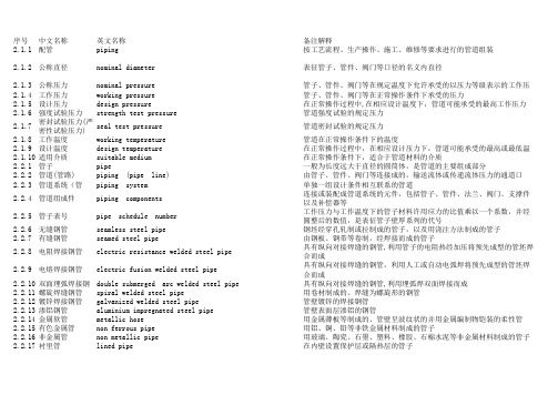灌溉工程中英文对照表