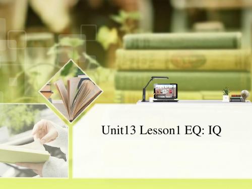 北师大版高中英语必修5 Unit13 Lesson1 精品课件