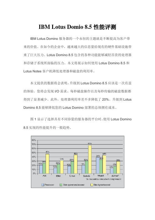 IBM Lotus Domio 8.5性能评测