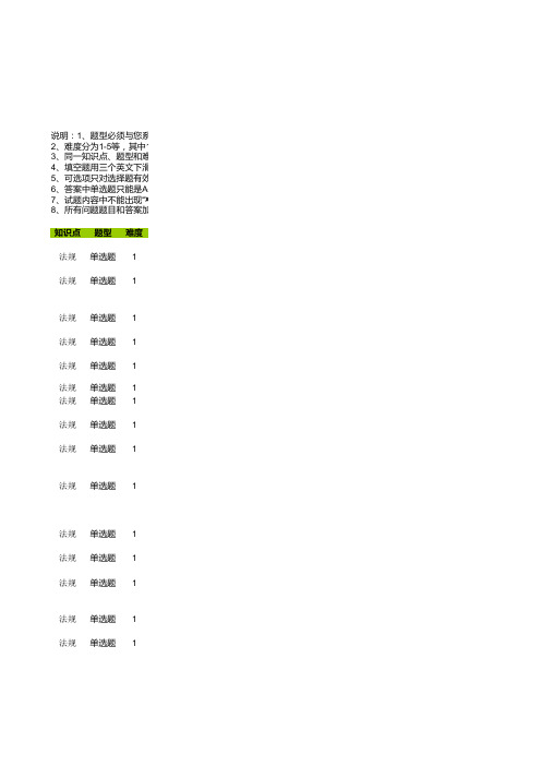公务员题库A1.