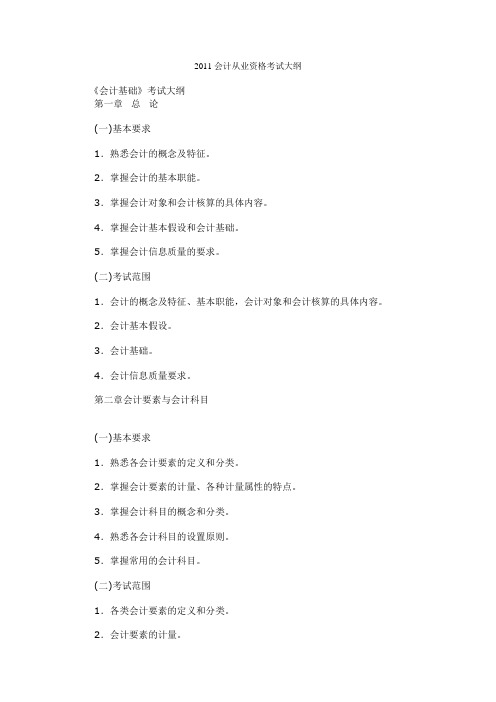 2011会计