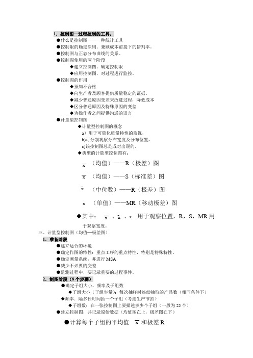 SPC统计过程控制图简介