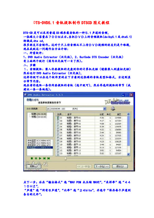 DTS-5.1音轨提取制作图文教程