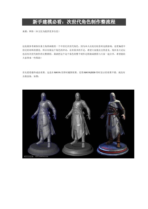 次世代人头建模