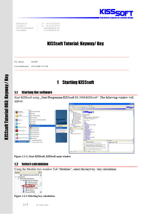 kisssoft-tut-003-E-key(花键配合)