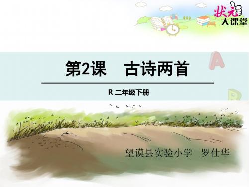 罗仕华《2古诗两首》课件 (2)