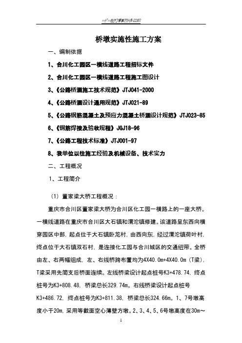 变截面空心薄壁墩墩身施工方案