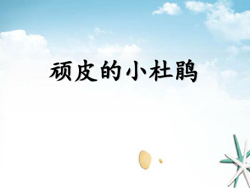 《顽皮的小杜鹃》 精选优质课件