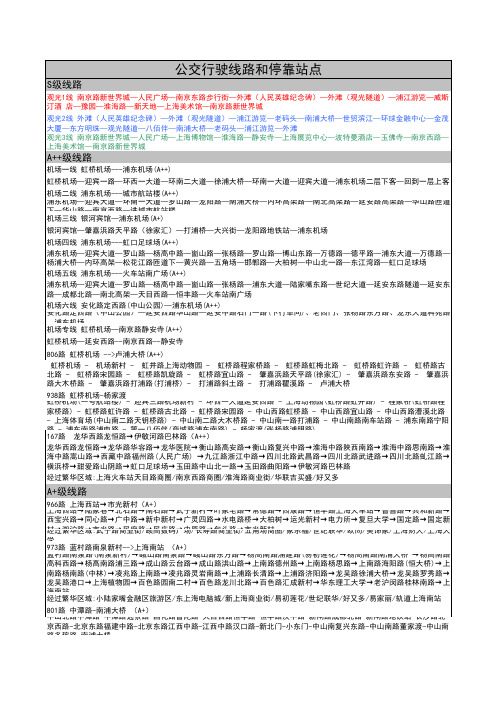 2011年上海公交车媒体刊例价