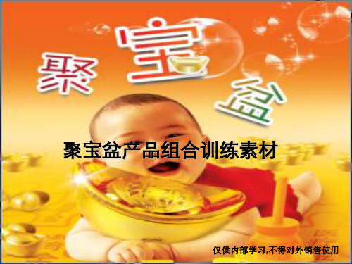 聚宝盆产品组合培训PPT(23张)