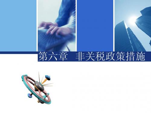 第六章 非关税政策措施